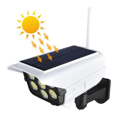 Pizza LED solar light motion sensor security camera