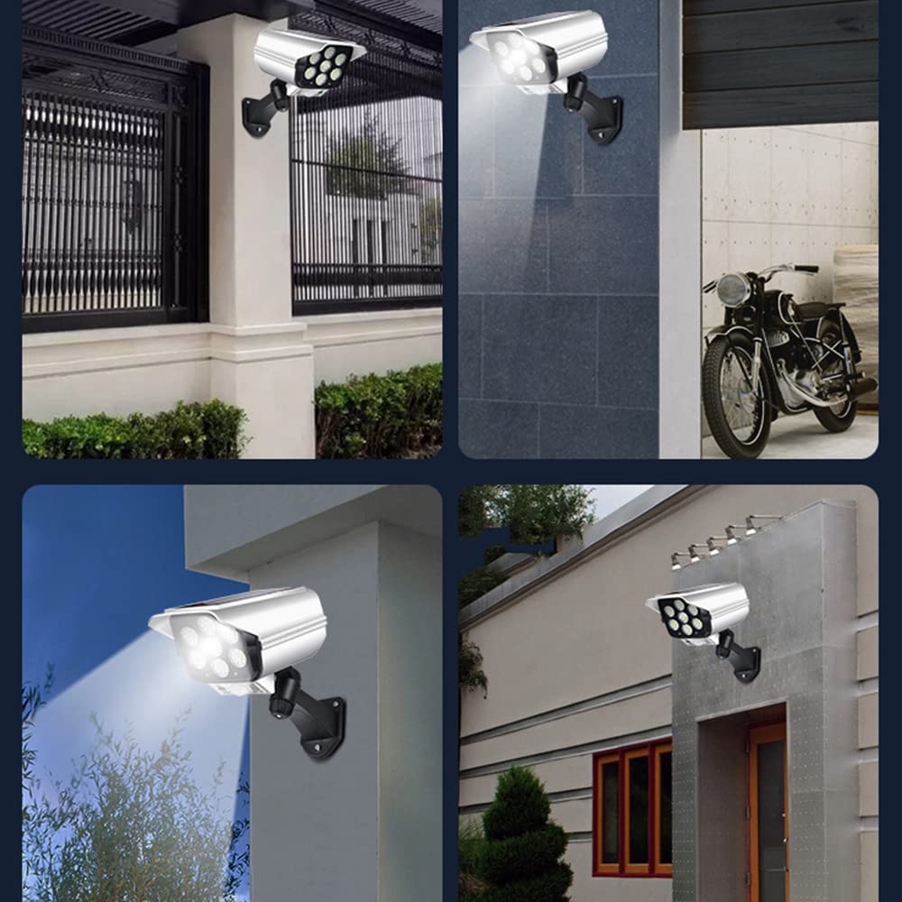 Pizza LED solar light motion sensor security camera