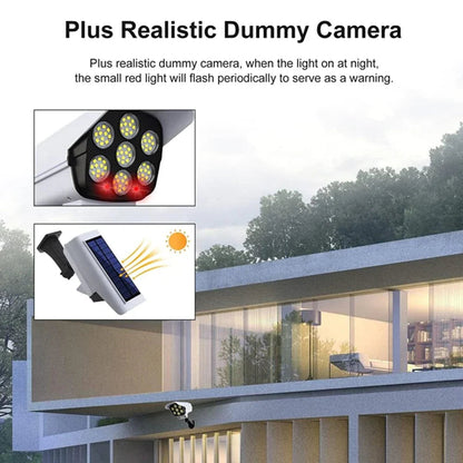 Pizza LED solar light motion sensor security camera