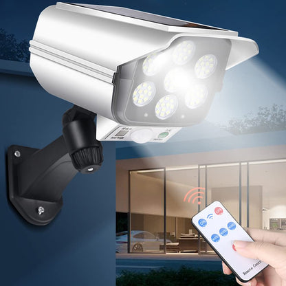 Pizza LED solar light motion sensor security camera