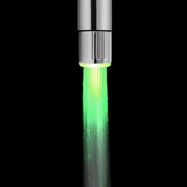 Touchless Faucet Head with LED Light and Changing Temperature