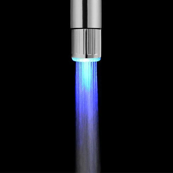 Touchless Faucet Head with LED Light and Changing Temperature