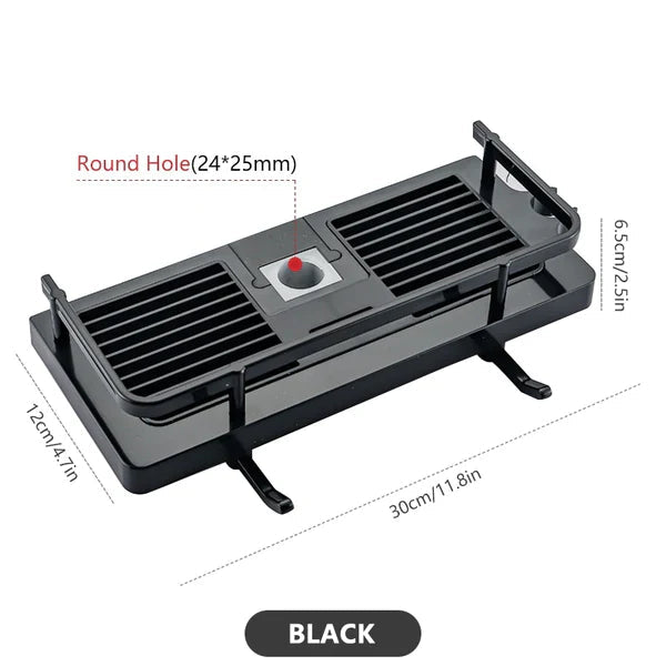 Rackino multifunctional storage shelf without holes.