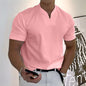 Raki Elegantes plain-colored shirt with V-neck