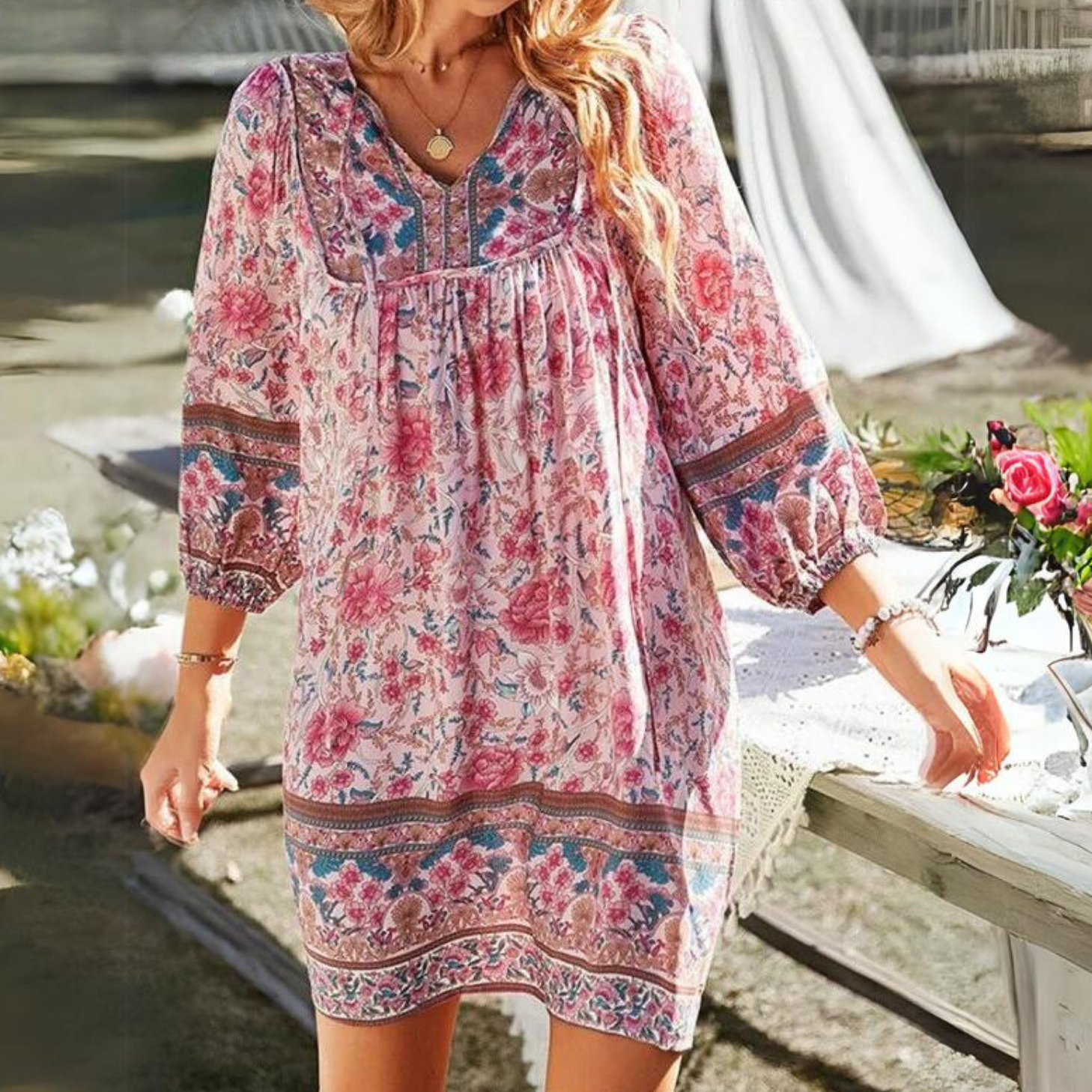 Renia Bohemian dress