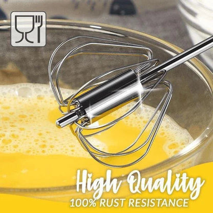 Resistor Semi-Automatic Stainless Steel Whisk