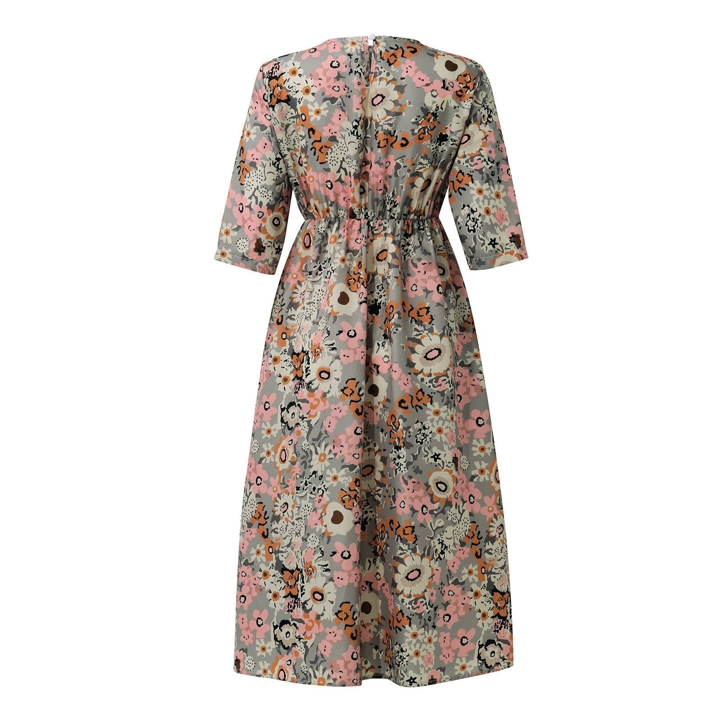 Revalda dress with floral pattern