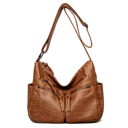 Zaylinna | Elegant Leather Shoulder Bag For Women