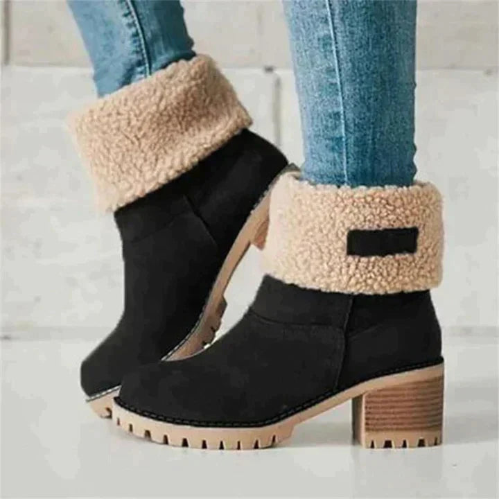 Nadjaa | Warm Sacha Ankle Boots With Teddy Lining