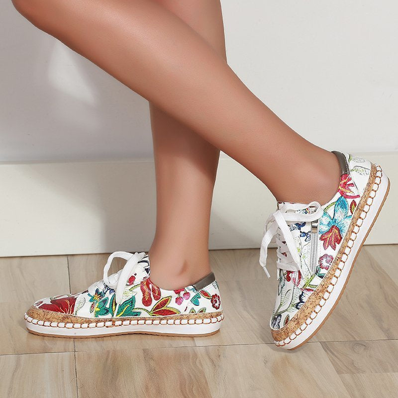 Amellie | Gaia Floral Pattern Sneakers For Women