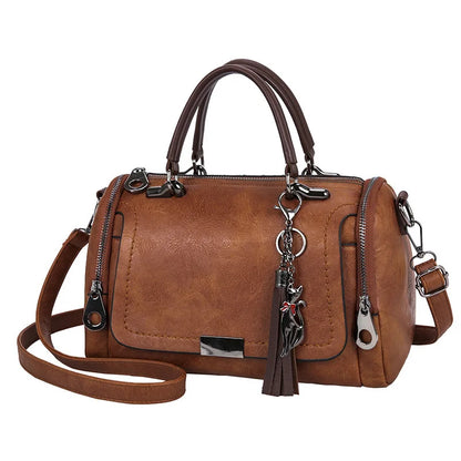 Erysha | Ladies Leather Shoulder Bag With Large Capacity