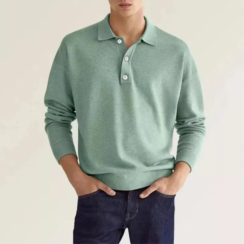 Sizuan | Men's Color Casual Long Sleeve Shirt