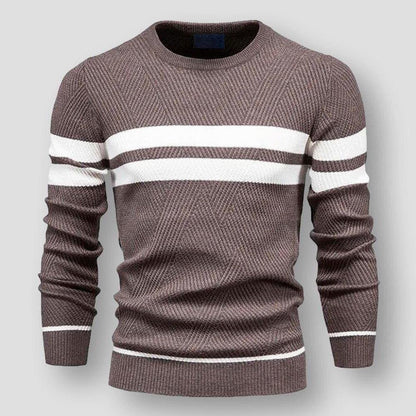 Dundeve | Cozy Stripes Sweater Stylish And Comfortable