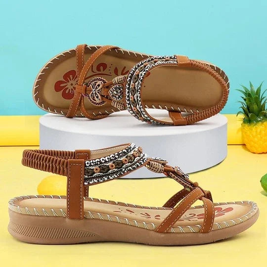 Salista orthopedic sandals in Bohemian style