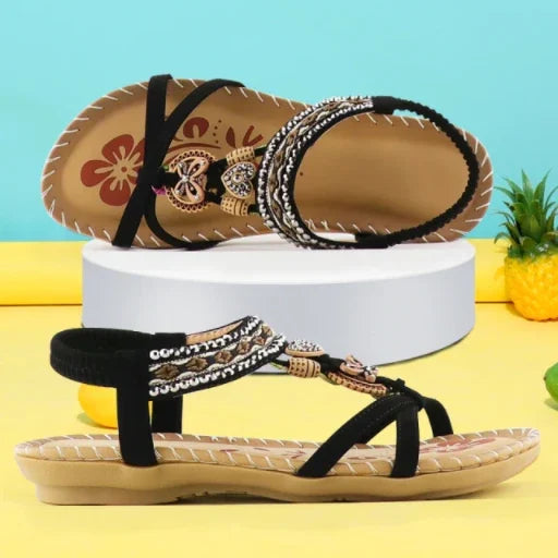 Salista orthopedic sandals in Bohemian style