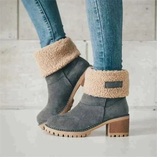 Nadjaa | Warm Sacha Ankle Boots With Teddy Lining