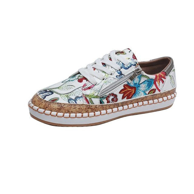 Amellie | Gaia Floral Pattern Sneakers For Women