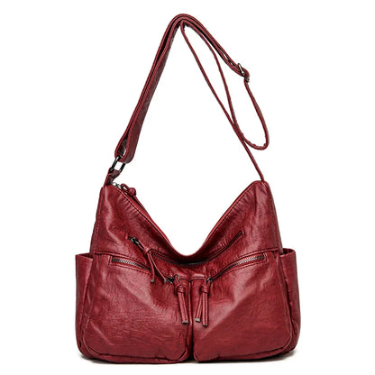 Zaylinna | Elegant Leather Shoulder Bag For Women