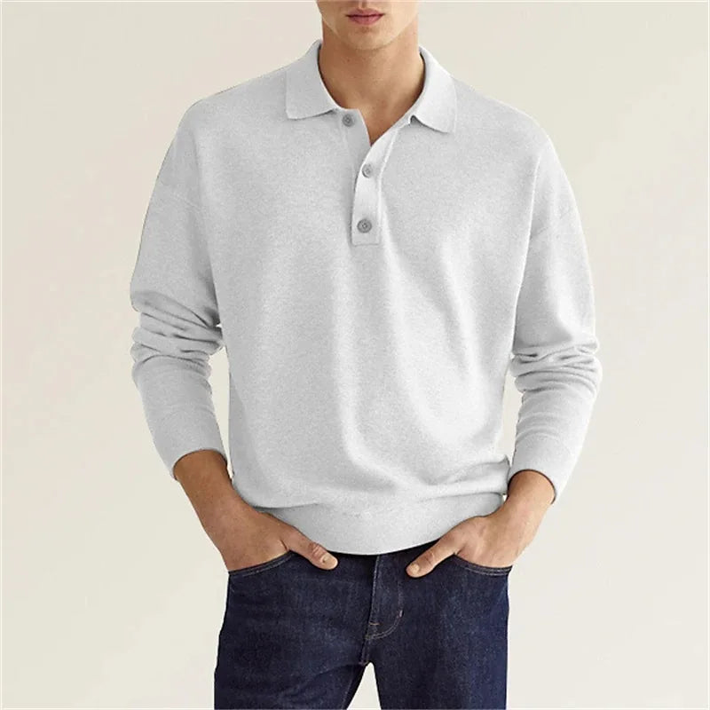 Sizuan | Men's Color Casual Long Sleeve Shirt