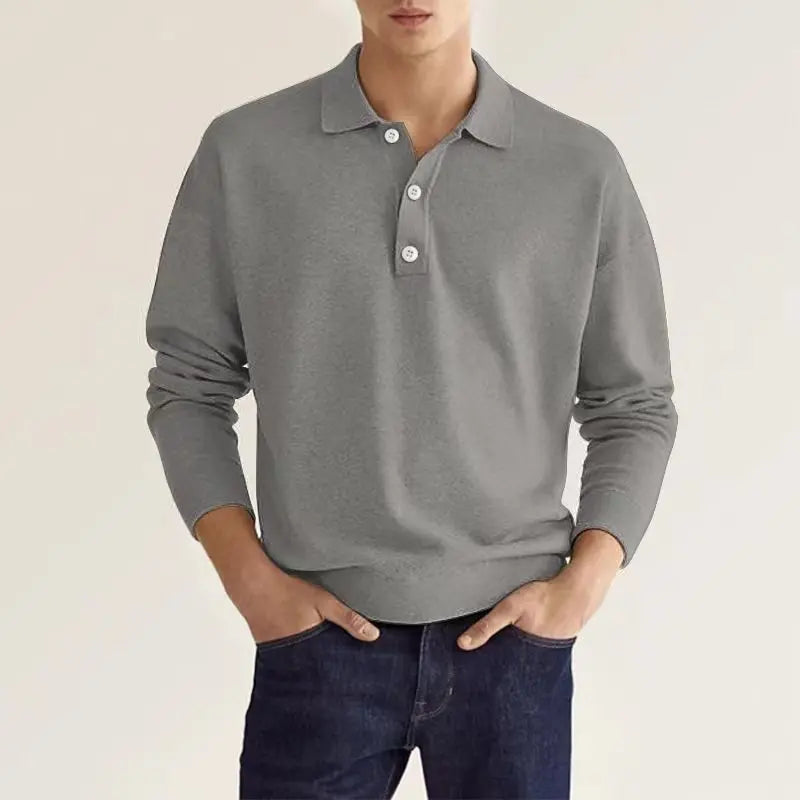 Sizuan | Men's Color Casual Long Sleeve Shirt