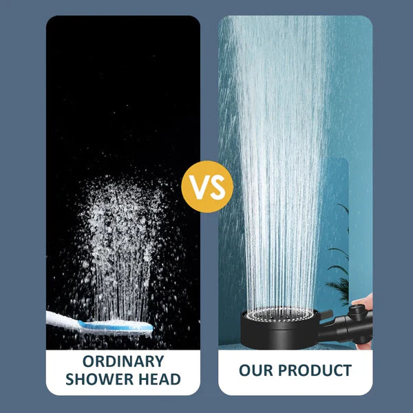 Shawee high-pressure showerhead with 5 modes
