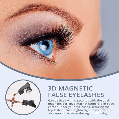 Shazi 3D Magnetic False Eyelashes with Tweezers