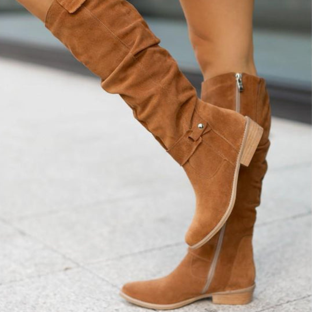 Gabessa | Warm & Comfortable Suede Boots for Women