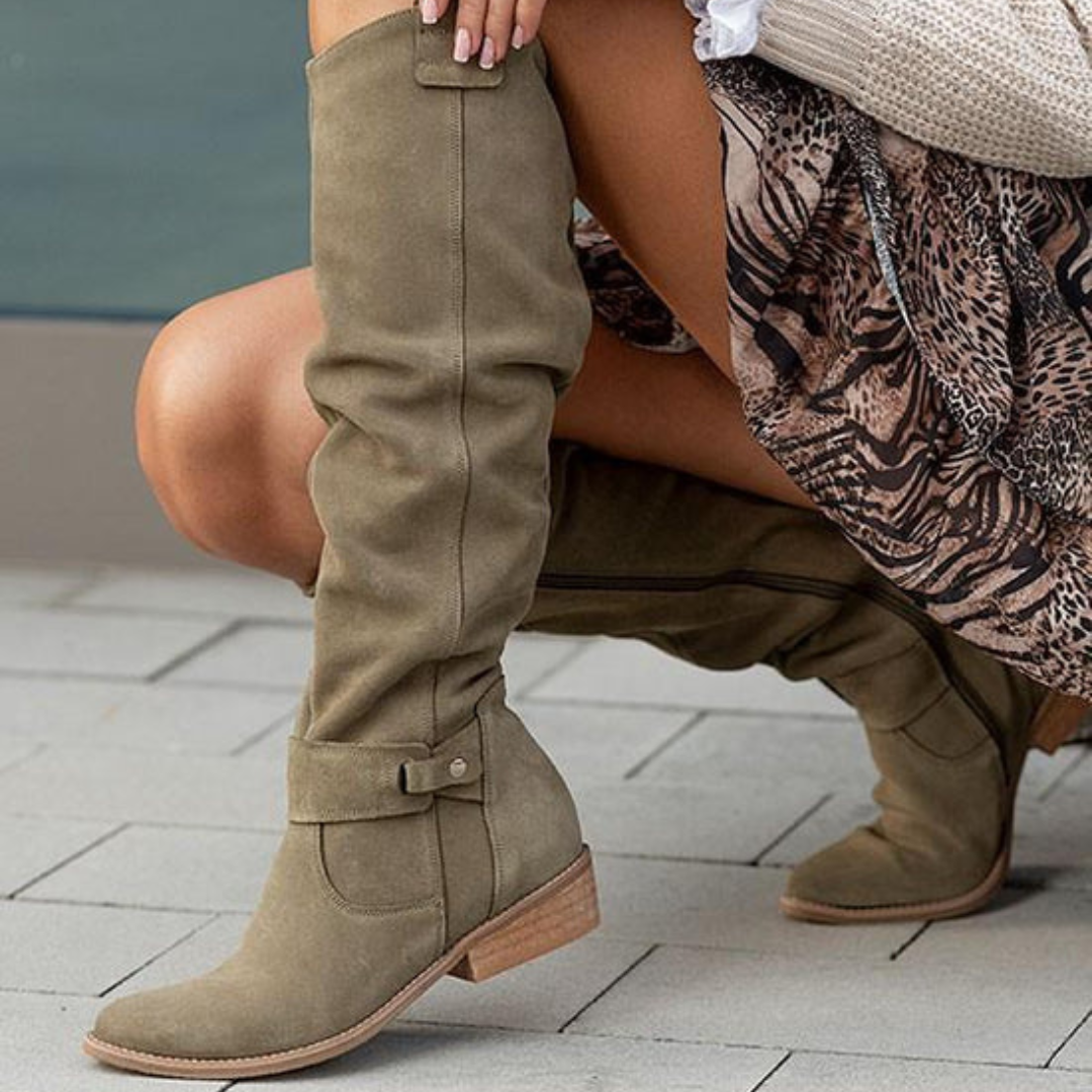 Gabessa | Warm & Comfortable Suede Boots for Women