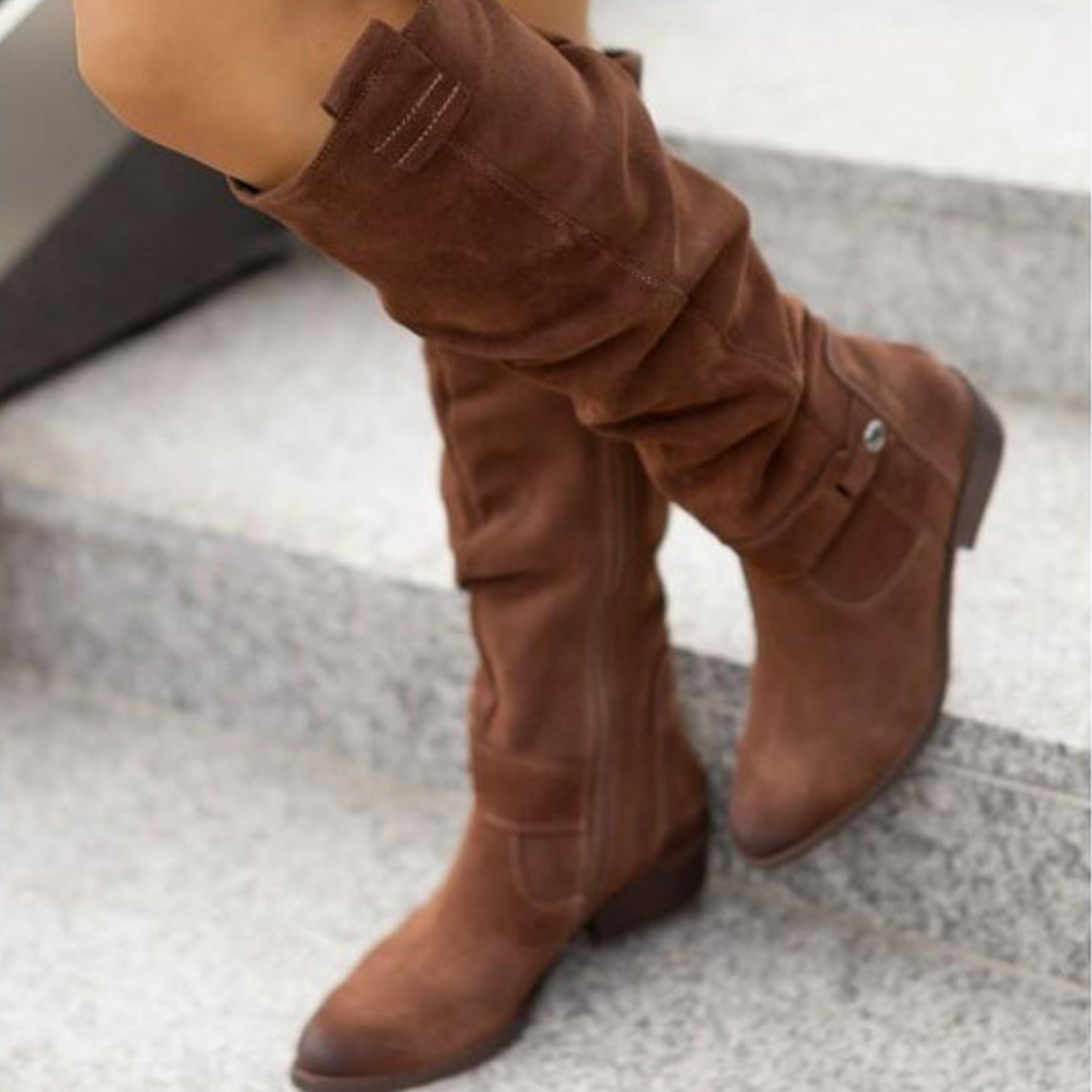 Gabessa | Warm & Comfortable Suede Boots for Women