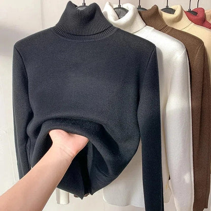 Steva Fleece Turtleneck Sweater | Limited Edition