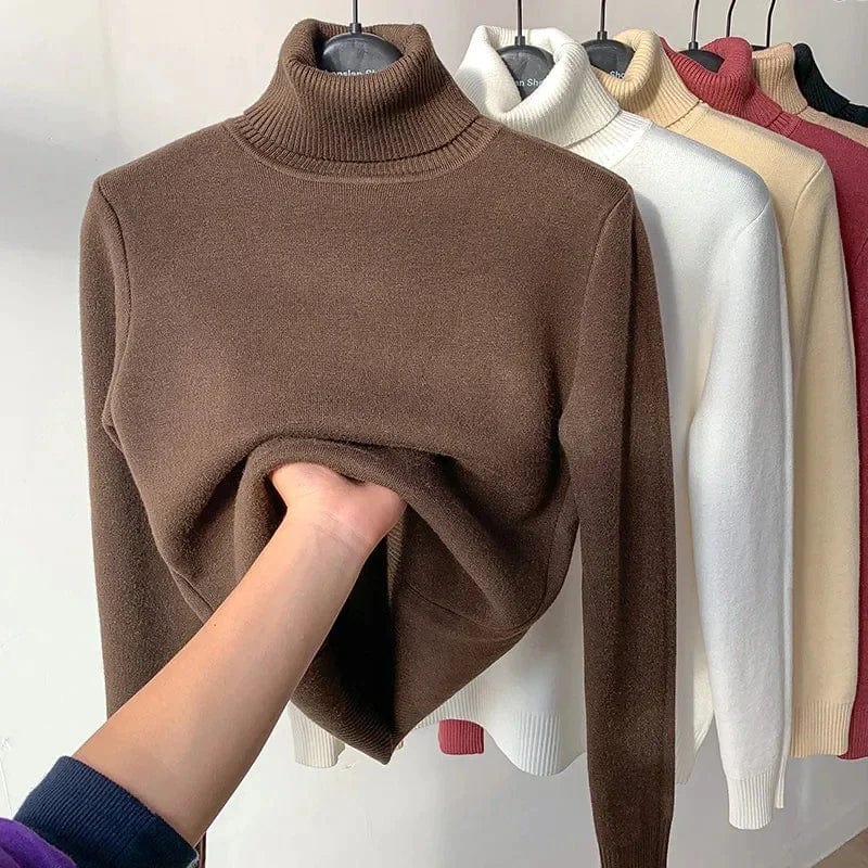 Steva Fleece Turtleneck Sweater | Limited Edition