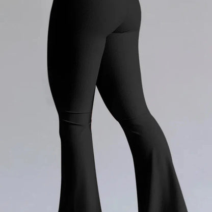 Strell - Ribbed sports pants with asymmetrical waist