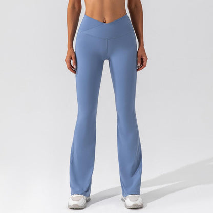 Strell - Ribbed sports pants with asymmetrical waist