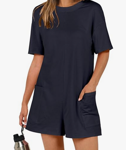 Cille | Oversized Summer Shorts Suit With T-Shirt Style