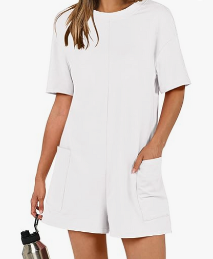 Cille | Oversized Summer Shorts Suit With T-Shirt Style