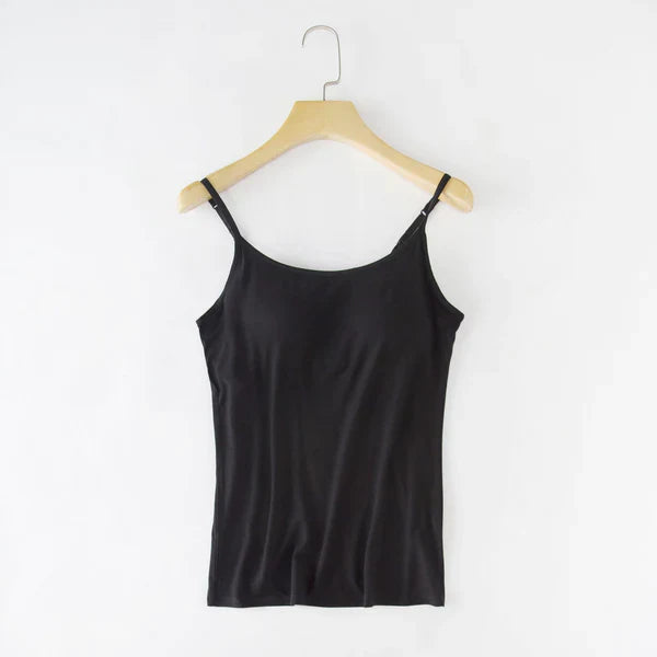 Tank top with integrated bra