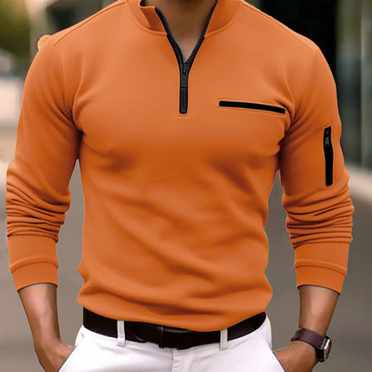 Tovas | Men's Quarter Zip Polo Shirt