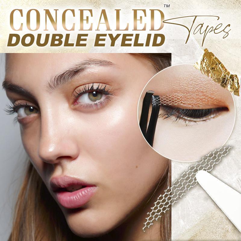 Concealed double eyelid tapes