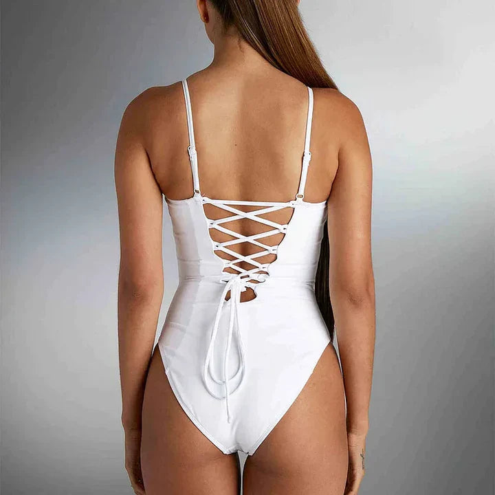 One-piece corset bodysuit