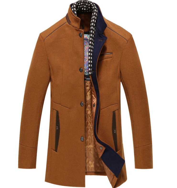 Stefan | Men's winter Coat Wool Coat For Cold Days