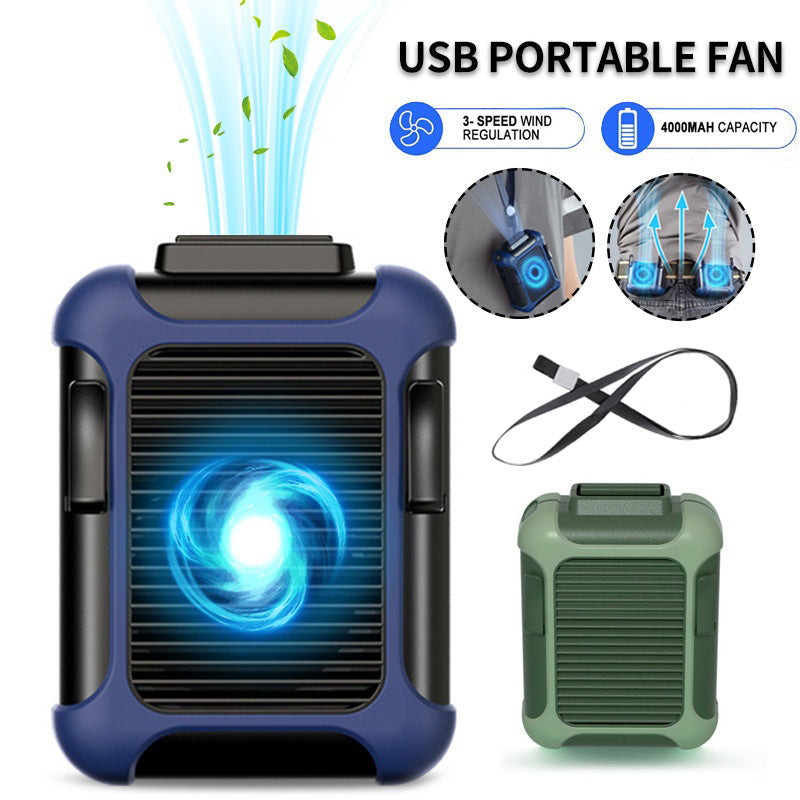 Yehu Mini-Fan USB Rechargeable Mobile Charger Power Bank