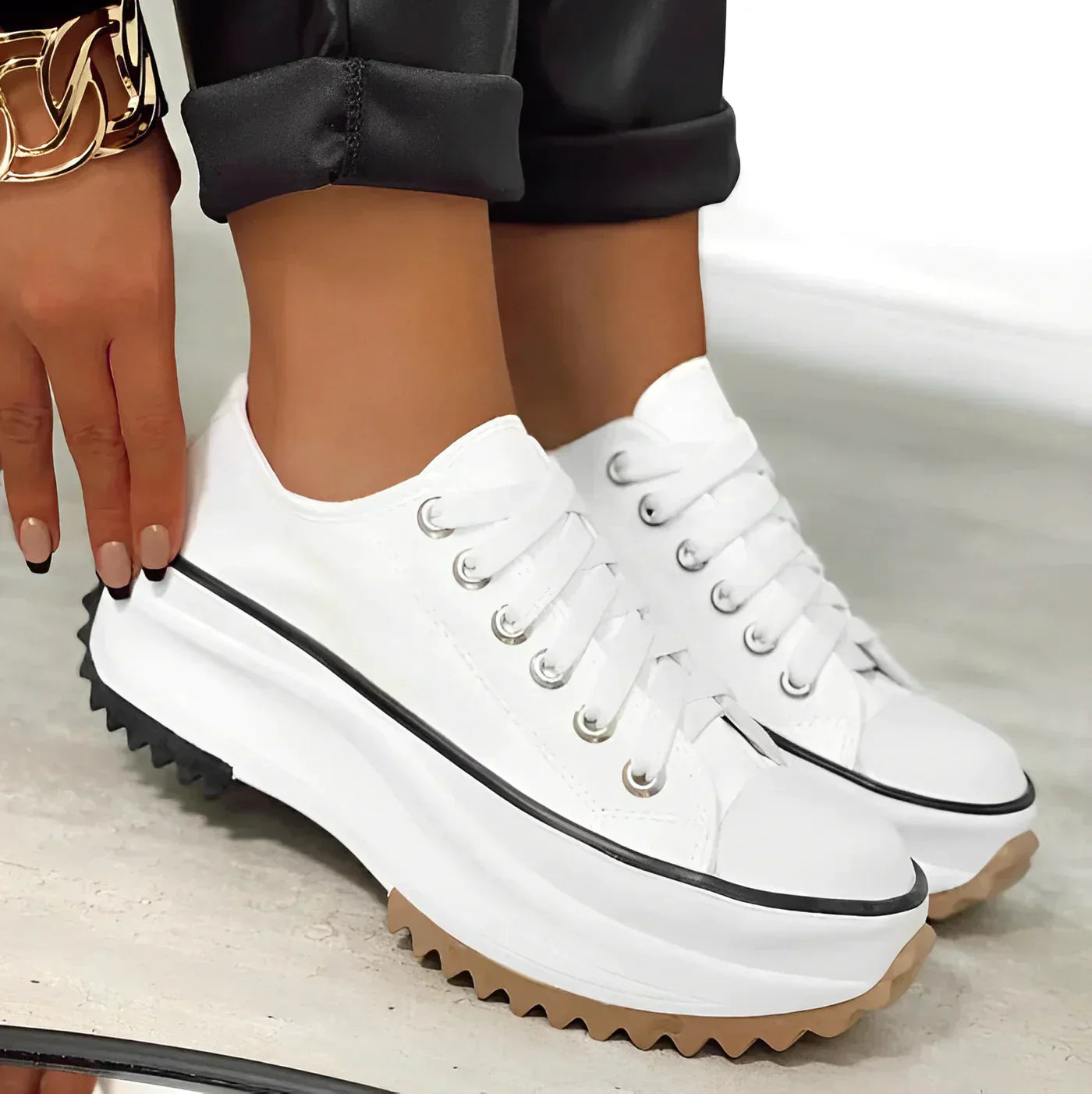 Iduna | Stylish Platform Sneakers For Women