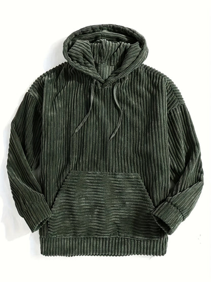 Halvia | Structured Corduroy Hoodie