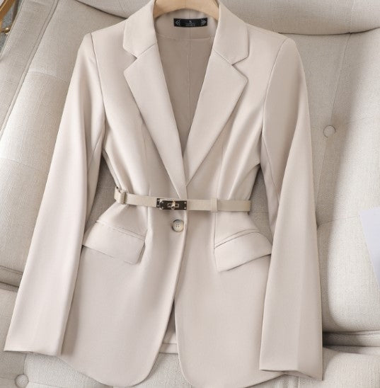 Wondera | Ladies Blazer - Long, Stylish With Belt