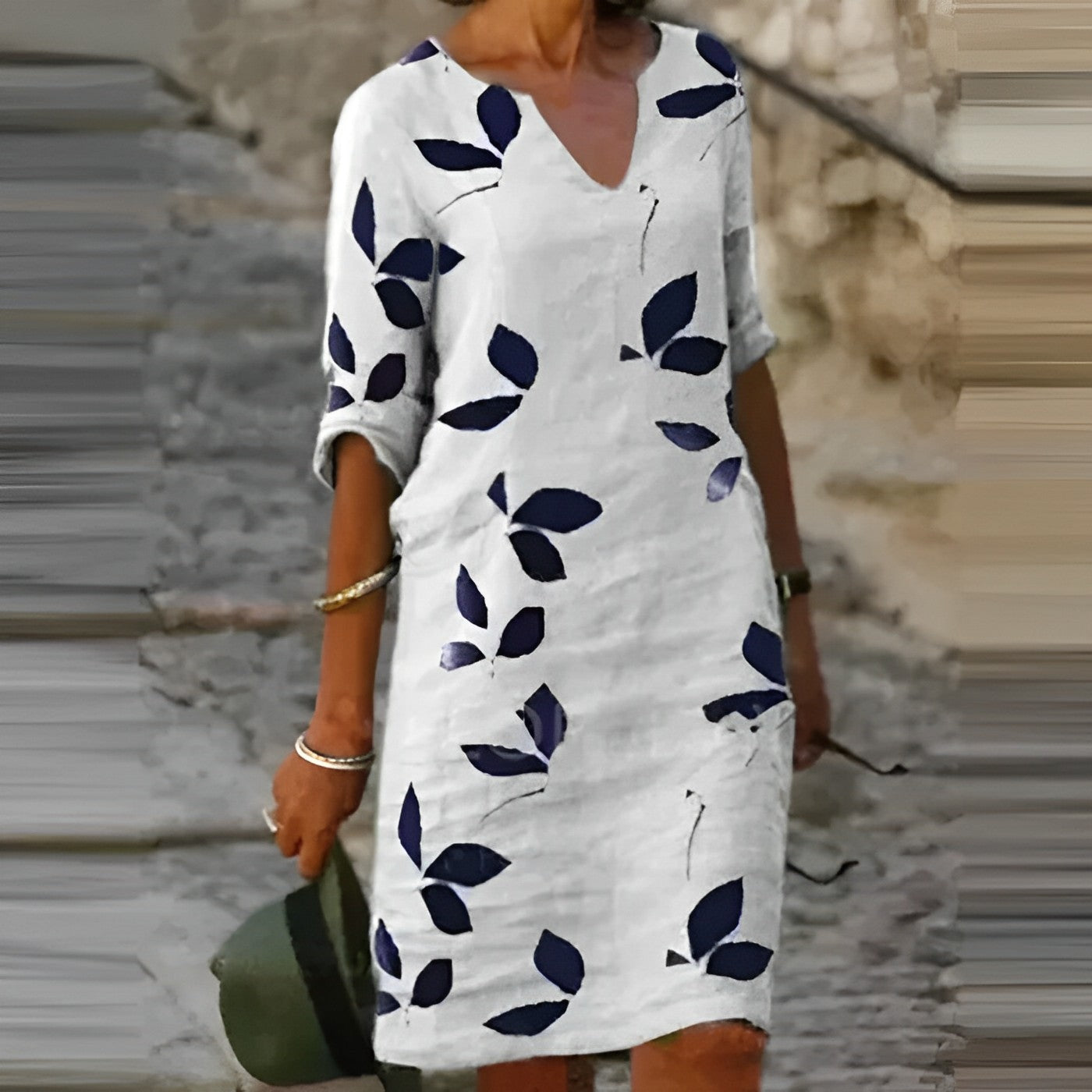 Malende | Stunning Women's Summer Dress Leaf Print