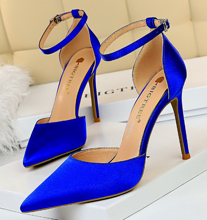 Muldore | Thin Suede Sandals Pumps With High Heel