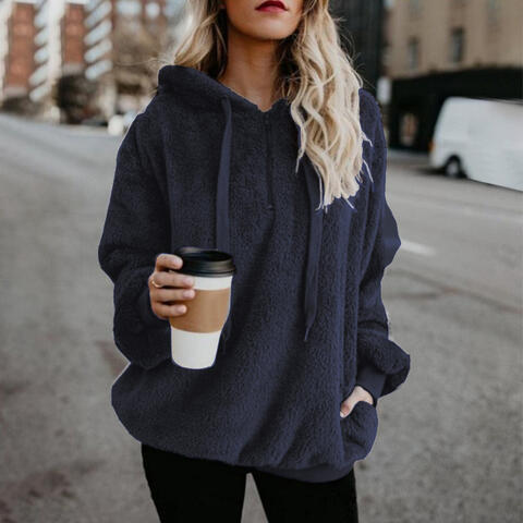 Hilanie | Warm Fluffy Hoodie