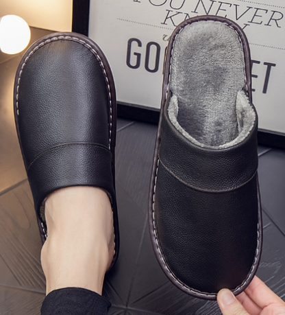 Cherde | Robust And Comfortable Leather Slippers