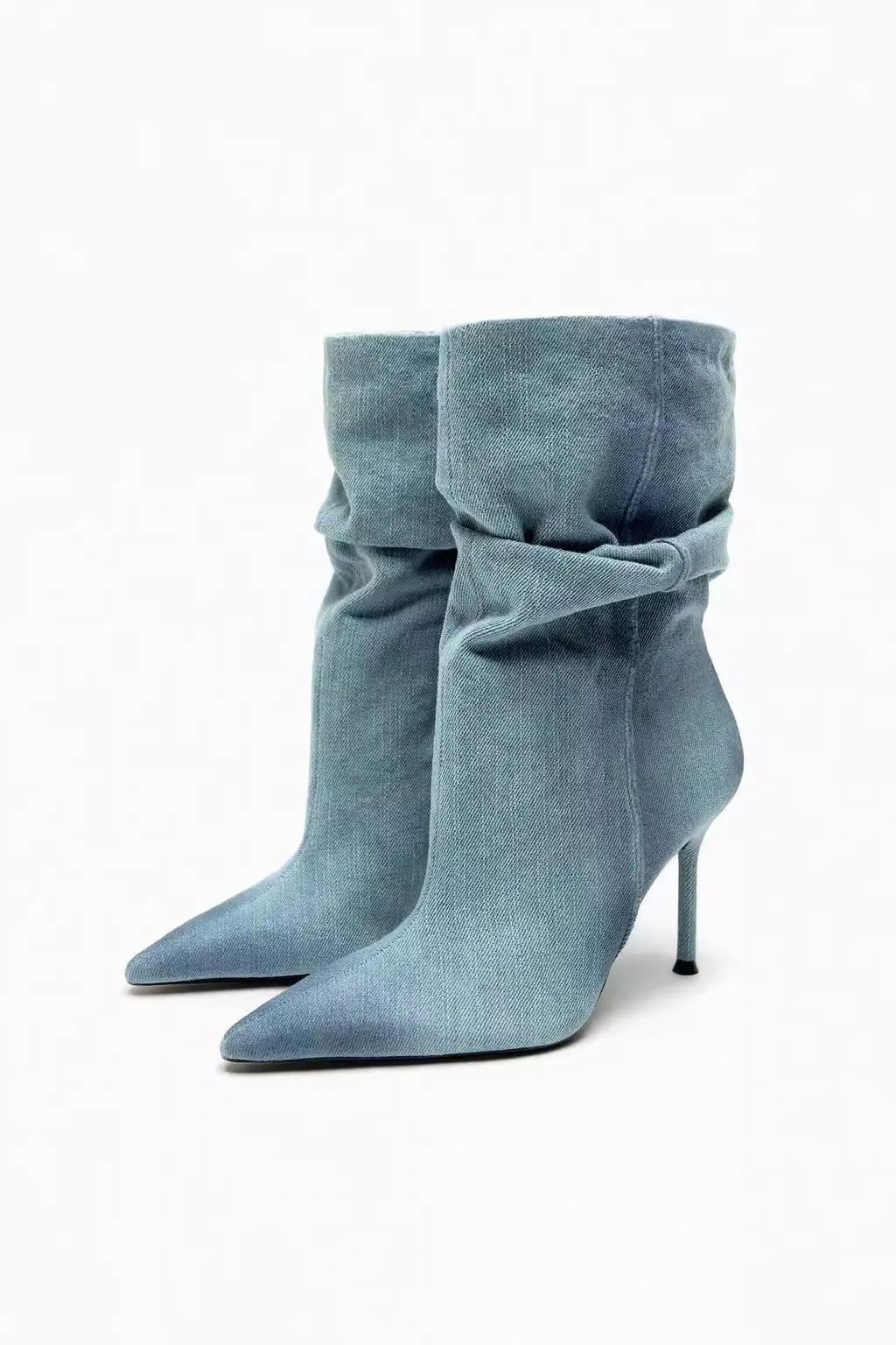 Norina | Elyce Denim High Heel Boots For Women