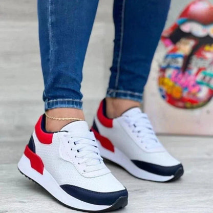 Daria | Tricolor Women's Sneakers With Modern Design - Sneakers